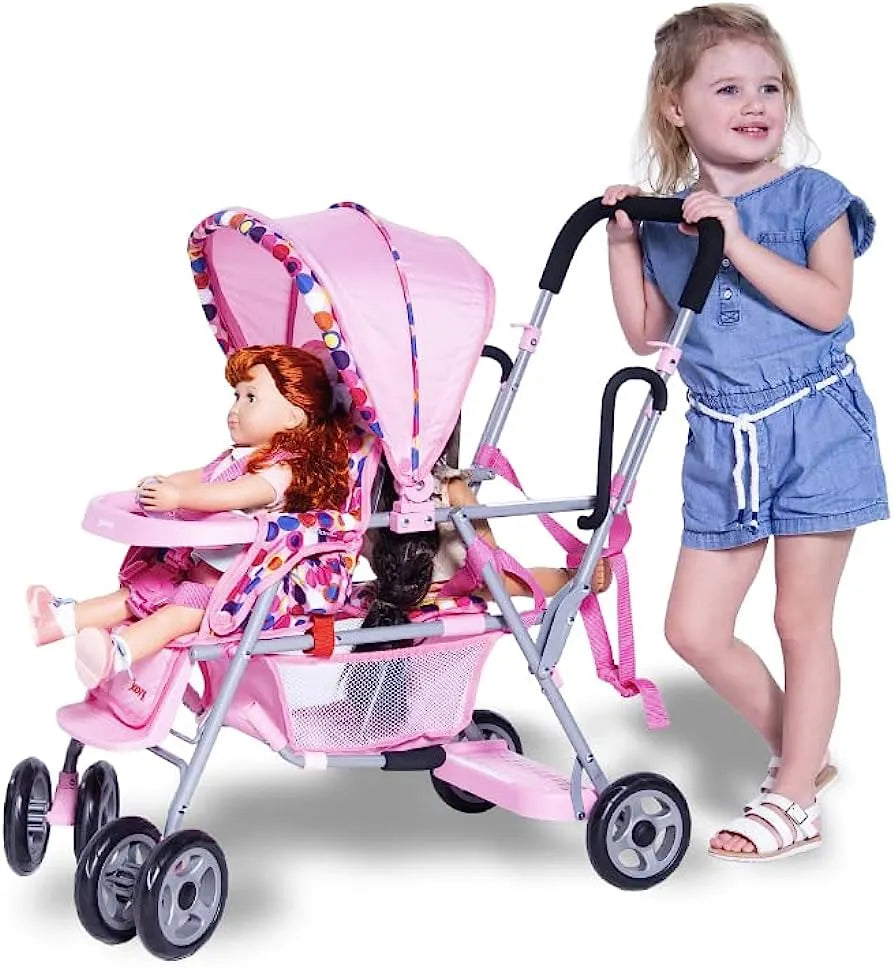 Pink baby doll best sale stroller