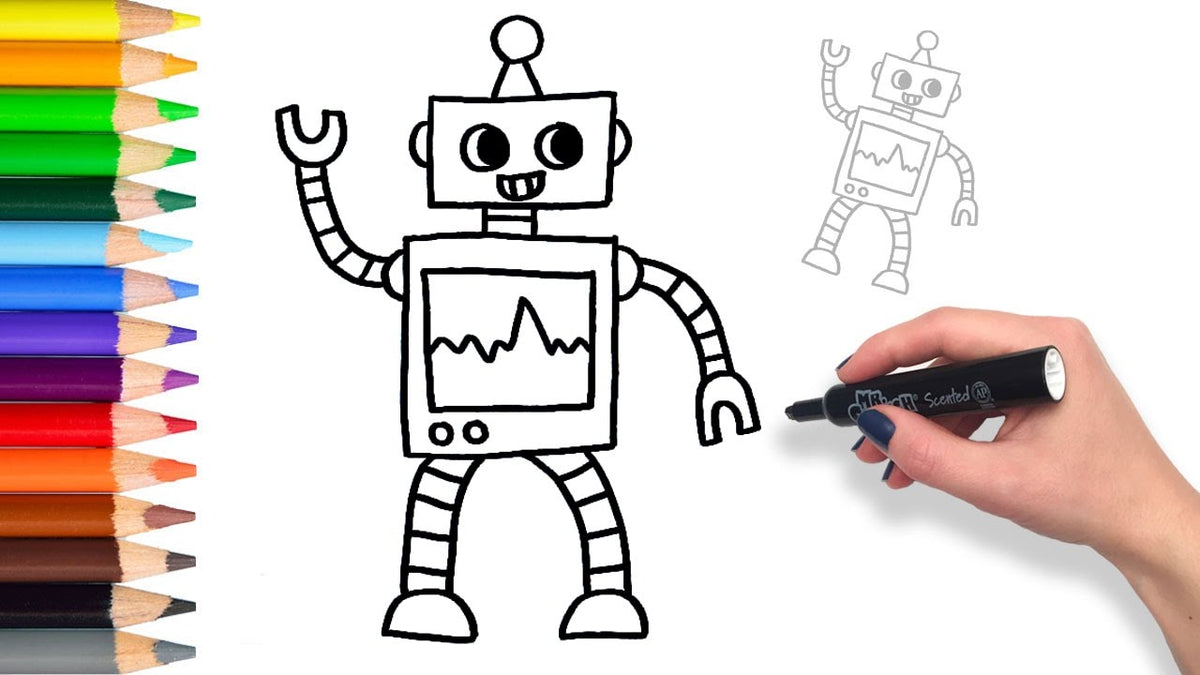 How to Draw Robots Step-by-Step Guide: Best Robot Drawing Book for You and  Your Kids