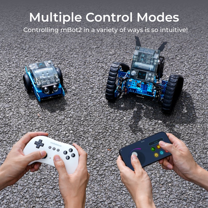 Makeblock mBot2 Rover Robotics Kit: Kid's Interactive Emo Robot for Coding Learning and Outdoor Play