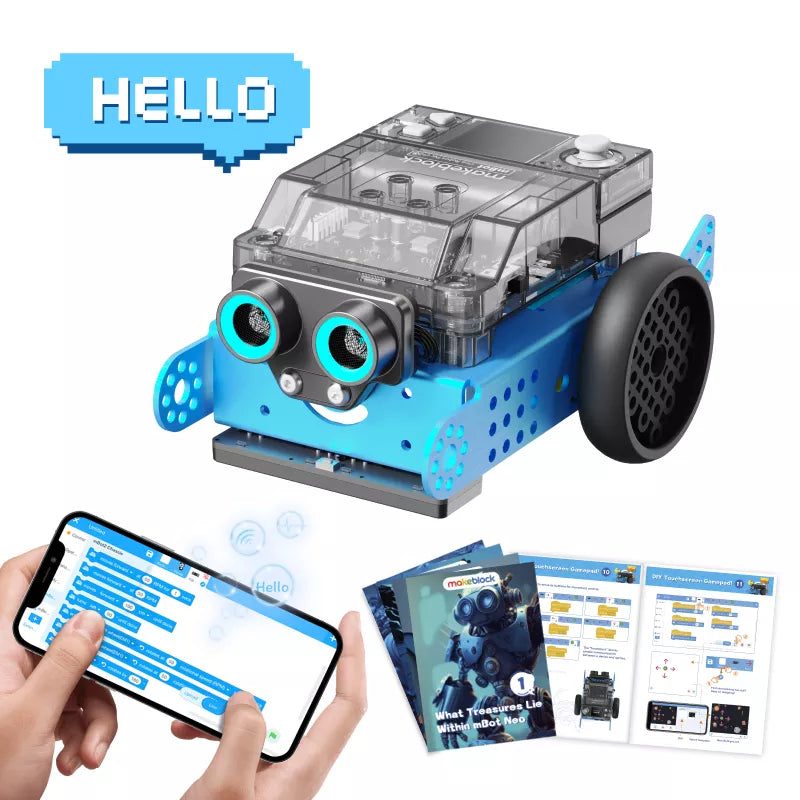 mBot Neo Buildable Coding Robot for Kids to Enhance Hands-on and
