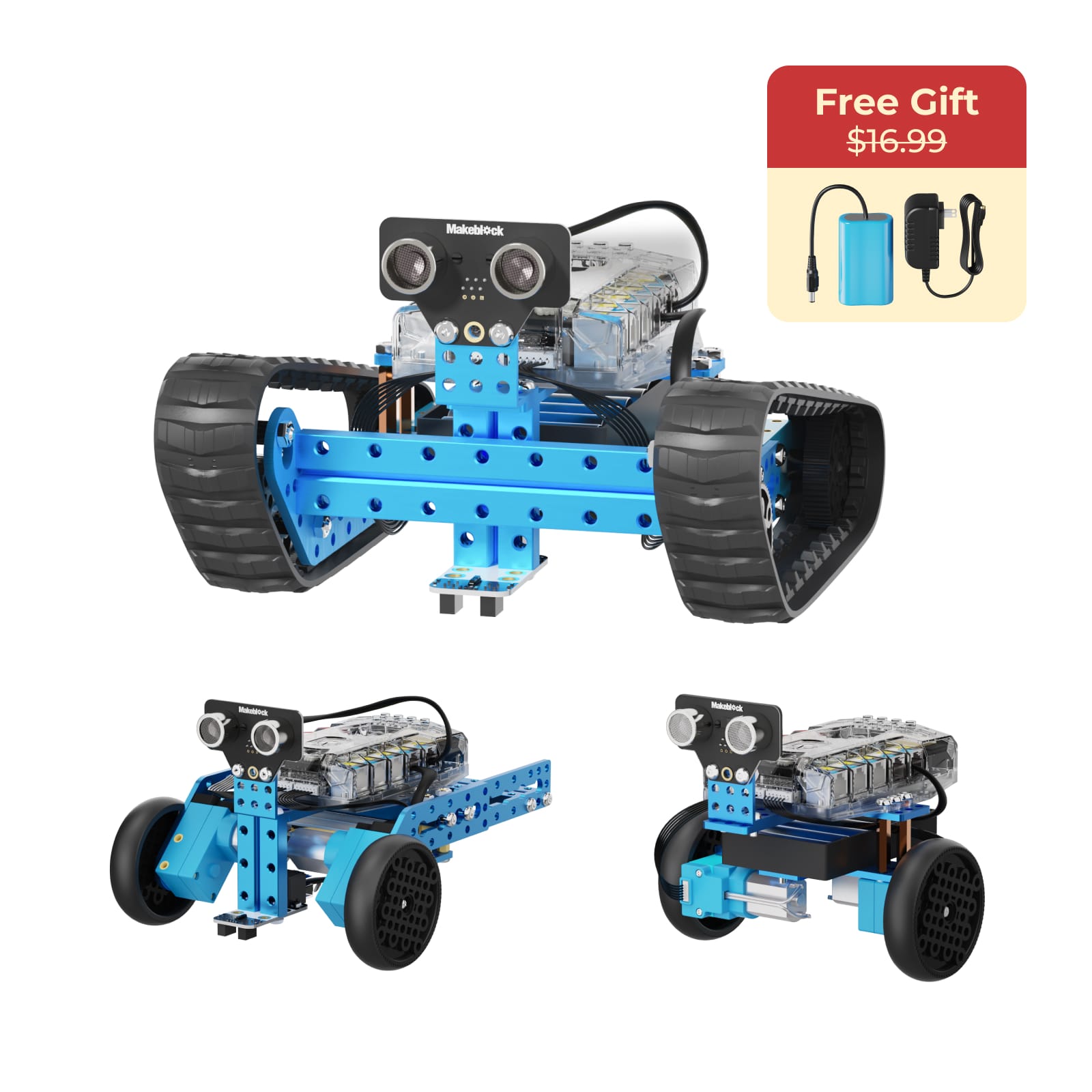 Makeblock mBot Ranger: 3-in-1 Robotics Kit for Building Robots from Scratch